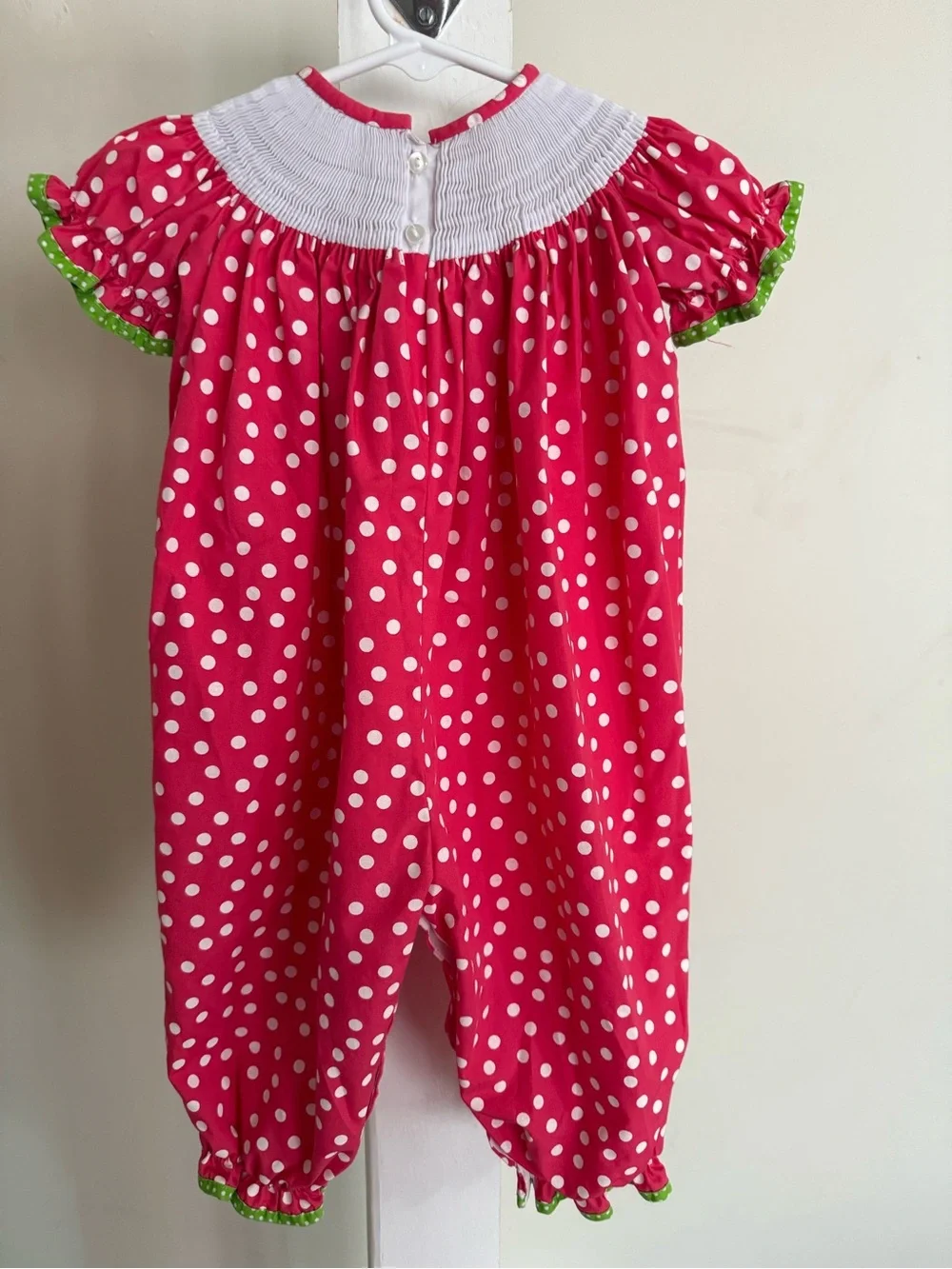Candyland Smocked Bubble Romper